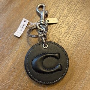 Coach Leather Mirror Keychain